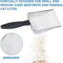 Pá Higiênica de Areia para Gatos - Peneira em Aço Inox