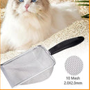 Pá Higiênica de Areia para Gatos - Peneira em Aço Inox